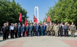 Președintele Republicii Moldova a participat la ceremonia comemorativă de la Complexul Memorial „Capul de Pod Șerpeni”