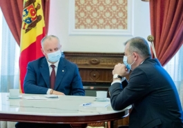 Igor Dodon, Zinaida Greceanîi şi Ion Chicu au participat la ședința săptămânală