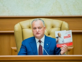 Igor Dodon a prezentat raportul de activitate în perioada de mandat