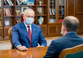 Igor Dodon a avut o întrevedere cu Ion Ceban