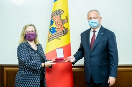 Șeful statului a avut o întrevedere de rămas bun cu Ambasadorul Austriei în Republica Moldova