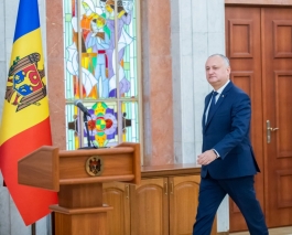 Igor Dodon a adresat un mesaj final cetățenilor țării, în calitate de șef de stat