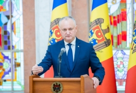 Igor Dodon a adresat un mesaj final cetățenilor țării, în calitate de șef de stat