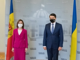 Președintele Republicii Moldova, Maia Sandu, s-a întâlnit cu Președintele Radei Supreme a Ucrainei, Dmytro Razumkov