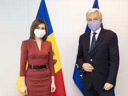 Președintele Maia Sandu a discutat, la Bruxelles, despre perspectiva relației cu Uniunea Europeană pe diverse domenii de cooperare