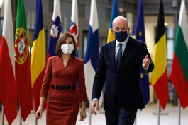 Președintele Maia Sandu la întrevederea cu Charles Michel, președintele Consiliului European: „Suntem un popor european, cu vocație europeană și viitor european”