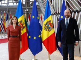 Președintele Maia Sandu la întrevederea cu Charles Michel, președintele Consiliului European: „Suntem un popor european, cu vocație europeană și viitor european”