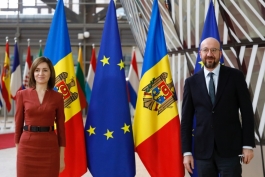 Președintele Maia Sandu la întrevederea cu Charles Michel, președintele Consiliului European: „Suntem un popor european, cu vocație europeană și viitor european”