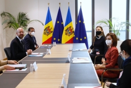 Președintele Maia Sandu la întrevederea cu Charles Michel, președintele Consiliului European: „Suntem un popor european, cu vocație europeană și viitor european”