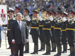 Președintele Nicolae Timofti a participat la ceremonia de învestitură a președintelui Ucrainei, Petro Poroșenko