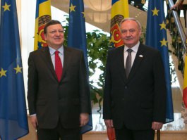 Președintele  Nicolae Timofti a avut o întrevedere cu președintele Comisiei Europene, Jose Manuel Barroso