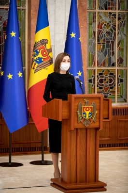 Președintele Maia Sandu a susținut un briefing după decizia Curții Constituționale din 23 februarie