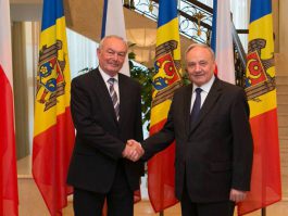 Moldovan president meets Czech senate’s vice president