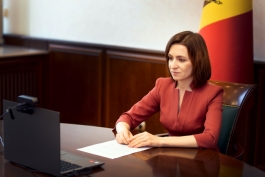 Președintele Maia Sandu a participat la lansarea apelului investițional pentru suplinirea finanțării pentru COVAX