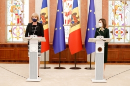 Declarațiile de presă ale Președintelui Maia Sandu, după întrevederea cu Ministrul britanic pentru Vecinătatea Europeană, Wendy Morton