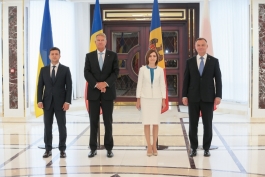 Declarațiile de presă ale Președintelui Maia Sandu după întrevederea multilaterală Republica Moldova, Republica Polonă, România și Ucraina   