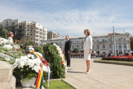 Президент Майя Санду приняла участие в мероприятиях, посвященных  30-летию провозглашения независимости Республики Молдова