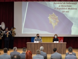 Președintele Maia Sandu a participat la celebrarea aniversării a 30-a de la crearea Serviciului de Informații și Securitate al Republicii Moldova