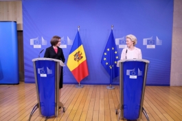 Președinta Maia Sandu a discutat cu Ursula von der Leyen, Președinta Comisiei Europene, despre reformele pornite de guvernare