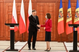 Președinta Maia Sandu: „Polonia este un prieten de nădejde al Republicii Moldova”