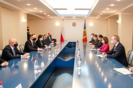 Președinta Maia Sandu: „Polonia este un prieten de nădejde al Republicii Moldova”