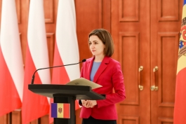 President Maia Sandu: "Poland is a reliable friend of the Republic of Moldova"