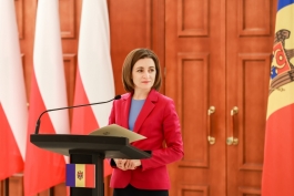 Președinta Maia Sandu: „Polonia este un prieten de nădejde al Republicii Moldova”