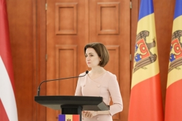 Press Statement of President Maia Sandu after the meeting with the President of the Republic of Latvia Egils Levits