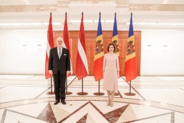 Președinta Maia Sandu își exprimă recunoștința pentru sprijinul plenar al Letoniei față de aspirațiile europene ale Republicii Moldova