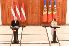 President Maia Sandu appreciates Latvia's full support for Moldova's European aspirations