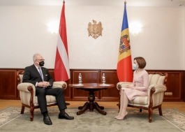 President Maia Sandu appreciates Latvia's full support for Moldova's European aspirations