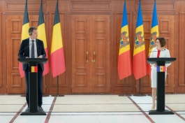 Press Statement of President Maia Sandu after the meeting with the Prime Minister of the Kingdom of Belgium Alexander De Croo