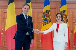 President Maia Sandu, after talks with the Prime Minister of the Kingdom of Belgium: "Moldova counts on Belgium's support in obtaining the status of candidate country for accession to the European Union"