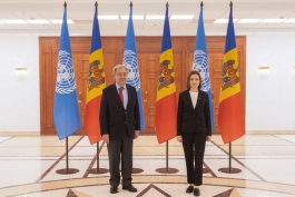 President Sandu met with UN Secretary-General António Guterres: "We want to build a safer and better world for all"