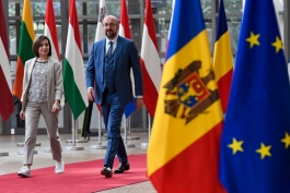 Președinta Maia Sandu a discutat, la Bruxelles, cu Charles Michel, Președintele Consiliului European