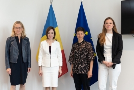 Președinta Maia Sandu s-a întâlnit cu reprezentanții mai multor grupuri politice din Parlamentul European