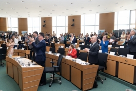 President Maia Sandu met with representatives of several political groups in the European Parliament