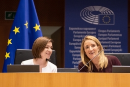 President Maia Sandu had a meeting with Roberta Metsola, President of the European Parliament