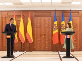 Press statement by President Maia Sandu after the meeting with the President of the Government of the Kingdom of Spain, Pedro Sánchez