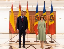 Președinta Maia Sandu a discutat cu Președintele Guvernului Regatului Spaniei, Pedro Sánchez