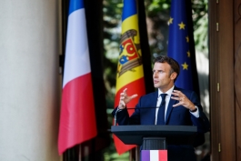 Press Statement by President of the Republic of Moldova, H.E. Maia Sandu after the meeting with the President of the French Republic, H.E. Emmanuel Macron 