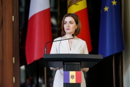 Press Statement by President of the Republic of Moldova, H.E. Maia Sandu after the meeting with the President of the French Republic, H.E. Emmanuel Macron 