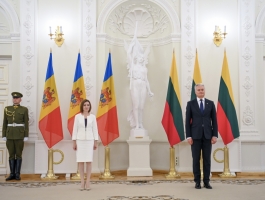 Press Statement by President Maia Sandu after the Meeting with Lithuanian President Gitanas Nauseda