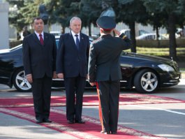 President Nicolae Timofti attended a festivity dedicated to the 23rd anniversary of the National Army