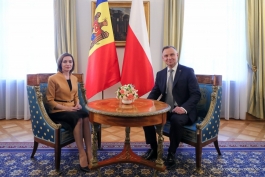 President Maia Sandu, in Warsaw: "Poland remains a reliable partner of the Republic of Moldova, with which we wish to further develop good cooperation"