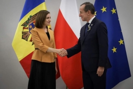 President Maia Sandu, in Warsaw: "Poland remains a reliable partner of the Republic of Moldova, with which we wish to further develop good cooperation"