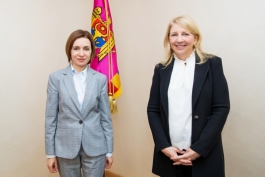 President Maia Sandu met with UNICEF Executive Director Catherine Russell