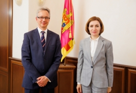 The Head of State met with Claus Neukirch, Head of the OSCE Mission to Moldova, at the end of his mandate in our country