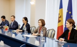 Președinta Maia Sandu s-a întâlnit cu șeful Legislativului Turciei, Mustafa Şentop