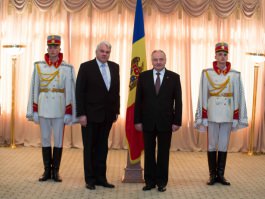 Președintele Republicii Moldova, Nicolae Timofti, a primit scrisorile de acreditare din partea a patru ambasadori